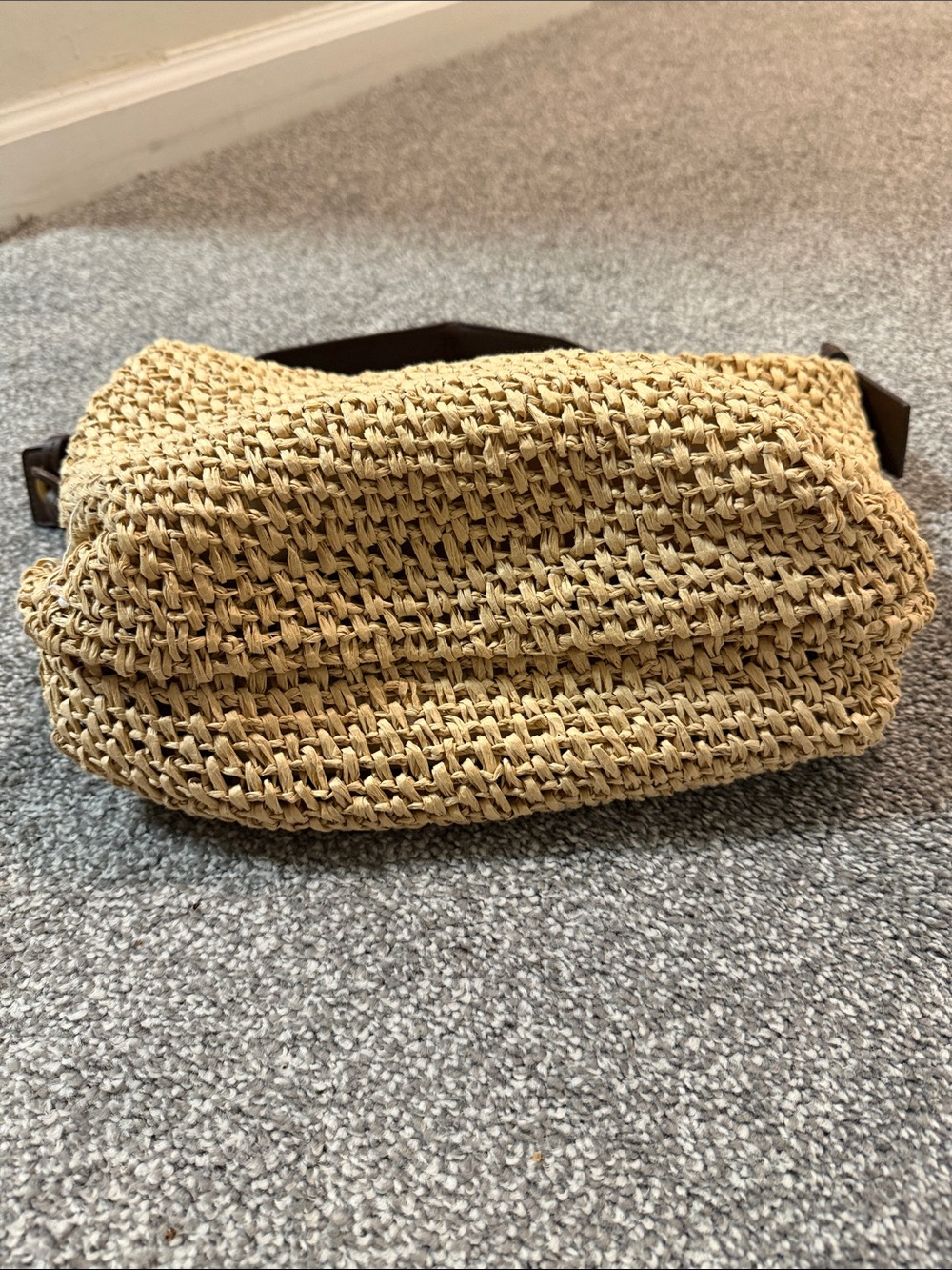 Zara Woven Shoulder Bag w/ Charm - Picture 4 of 7